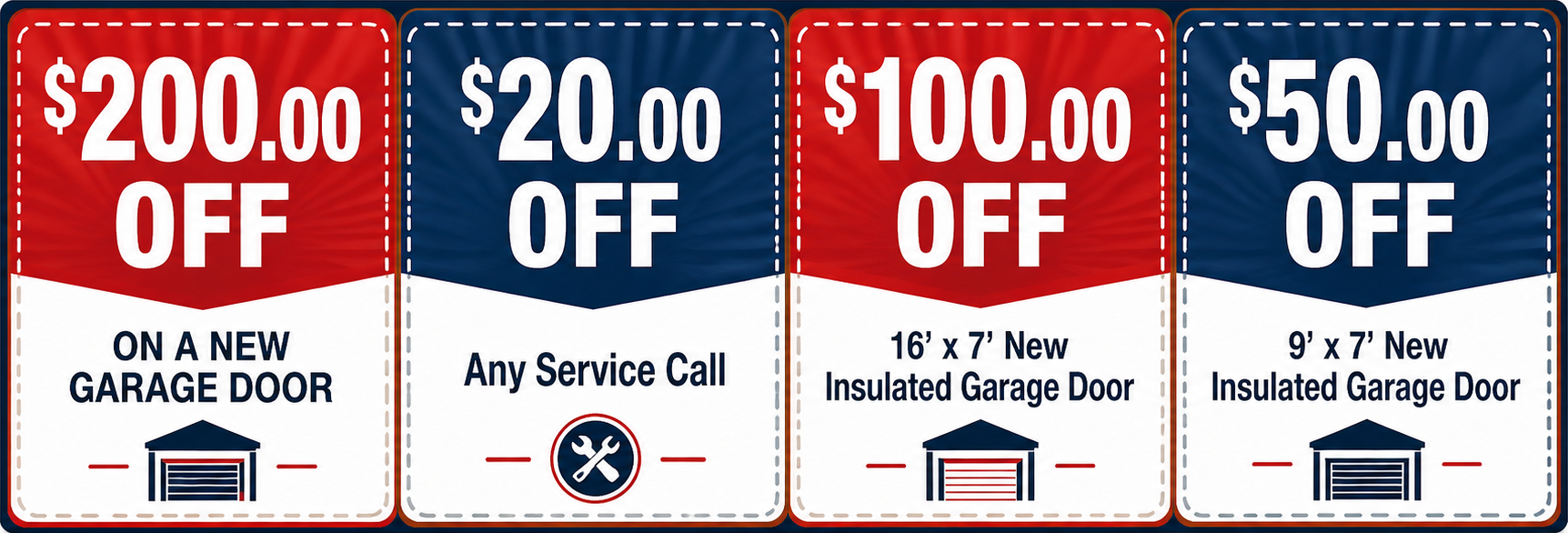 Garage Door Instalation Company offered